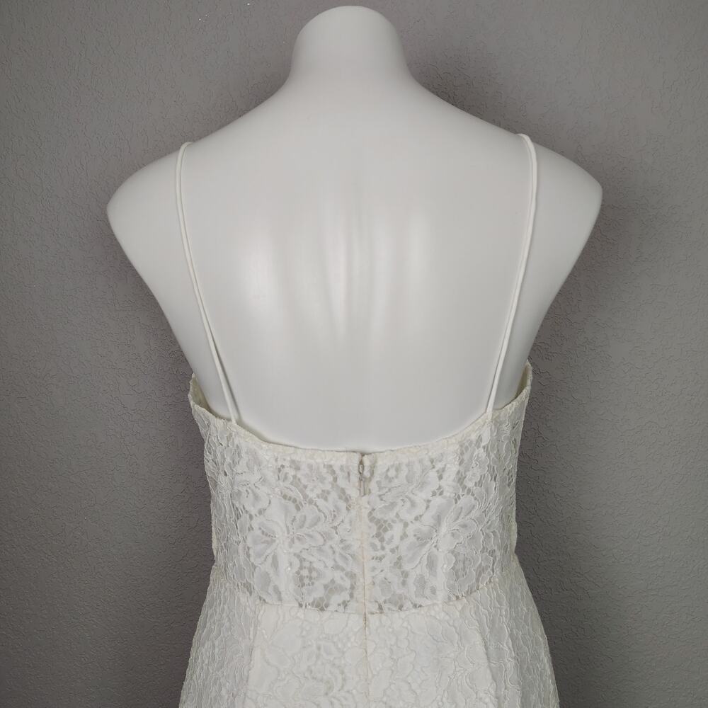 NEW Jenny Yoo Harley Dress Ivory Lace Boned Bodice Bridal Gown Size 8 - Picture 13 of 16